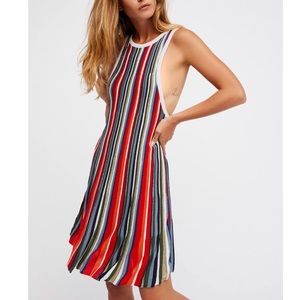 Free People Rainbow Dragon Dress